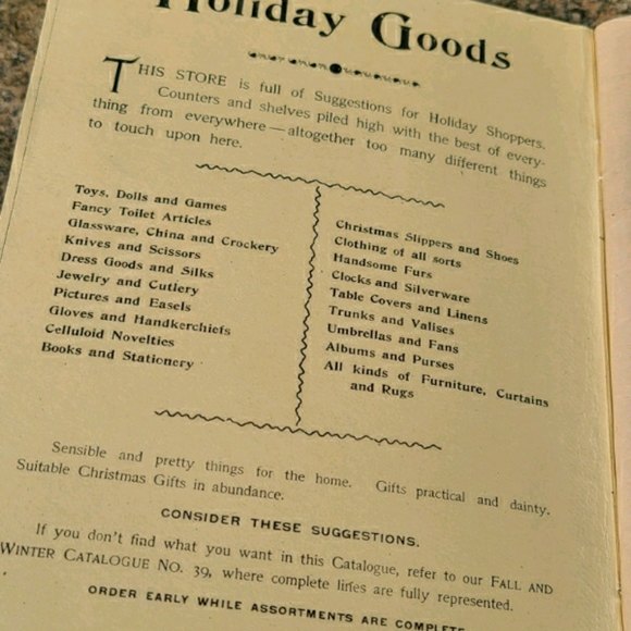 1897 Eaton Christmas Catalogue - Picture 2 of 5